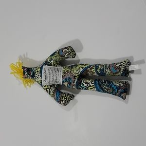 Dammit Doll (Blue, Yellow Paisley)